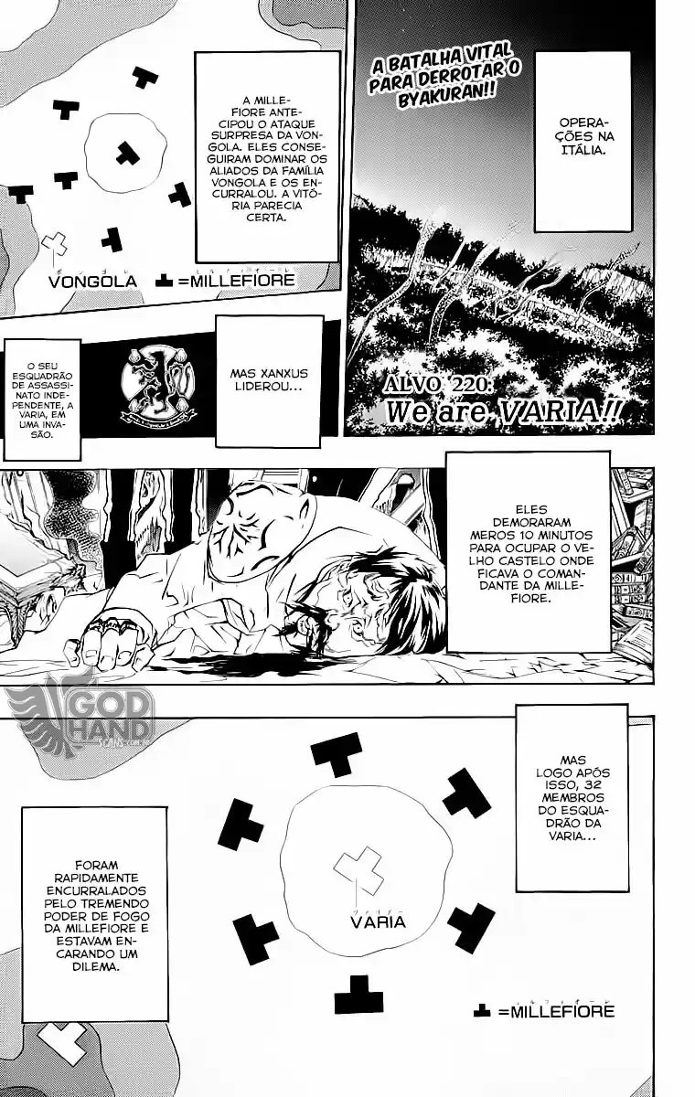 Katekyo Hitman Reborn! Capítulo 220 Página 2