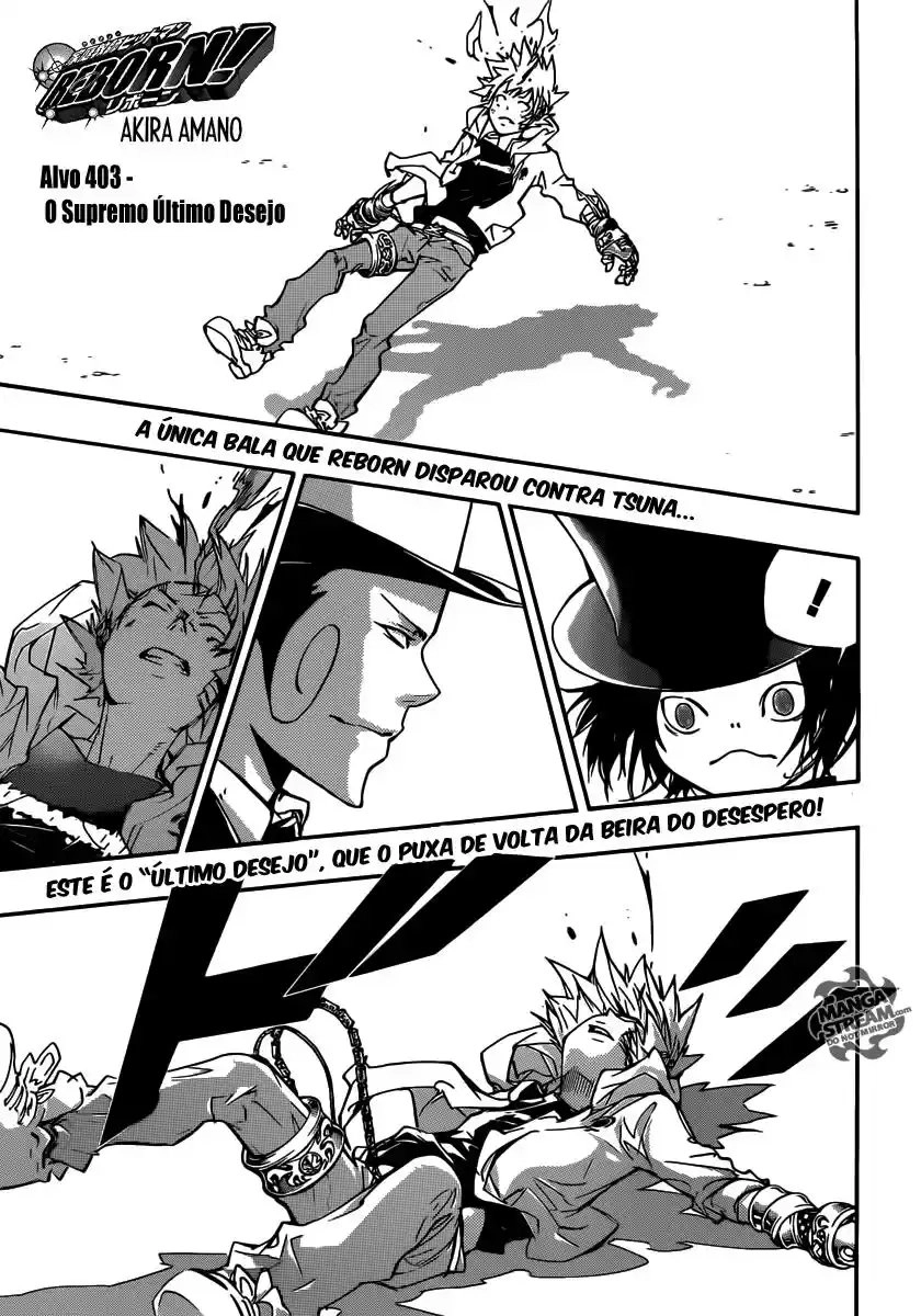 Katekyo Hitman Reborn! Capítulo 403 Página 1