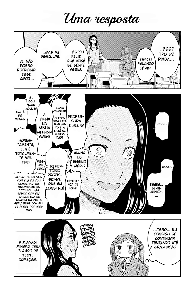 Kusanagi-sensei Is Being Tested Capítulo 3 Página 1