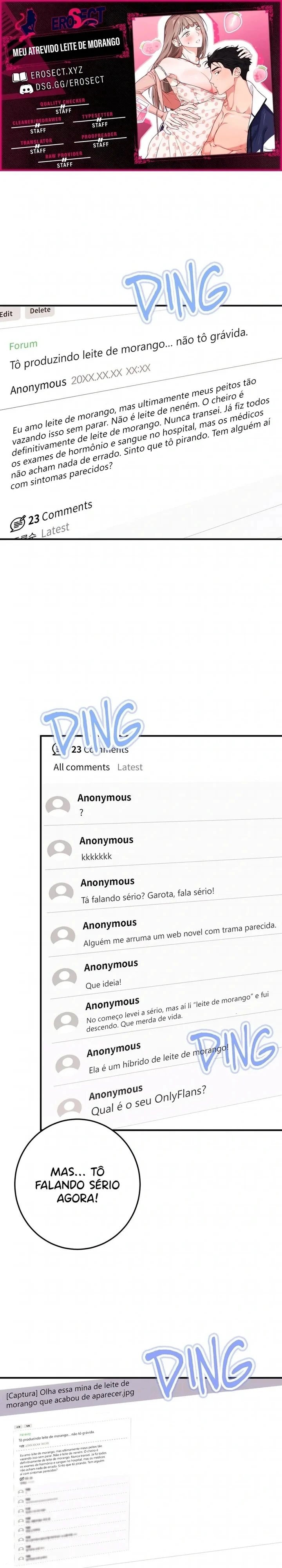 Leite de morango obcecado Capítulo 2 Página 1