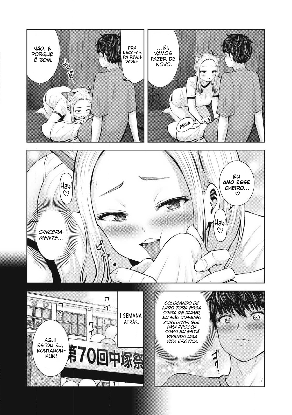 Let’s Make a Harem in a Zombie World! Capítulo 1 Página 9