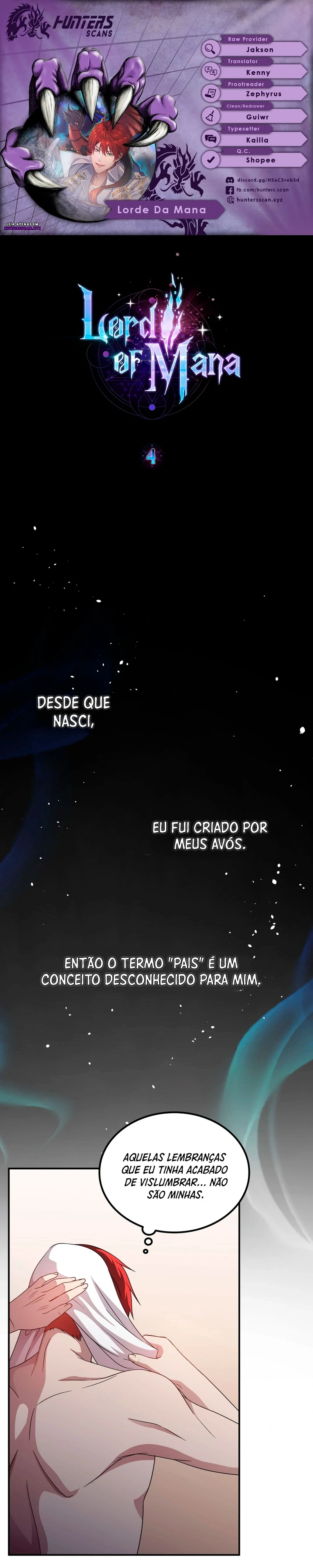 Lorde da mana Capítulo 4 Página 1