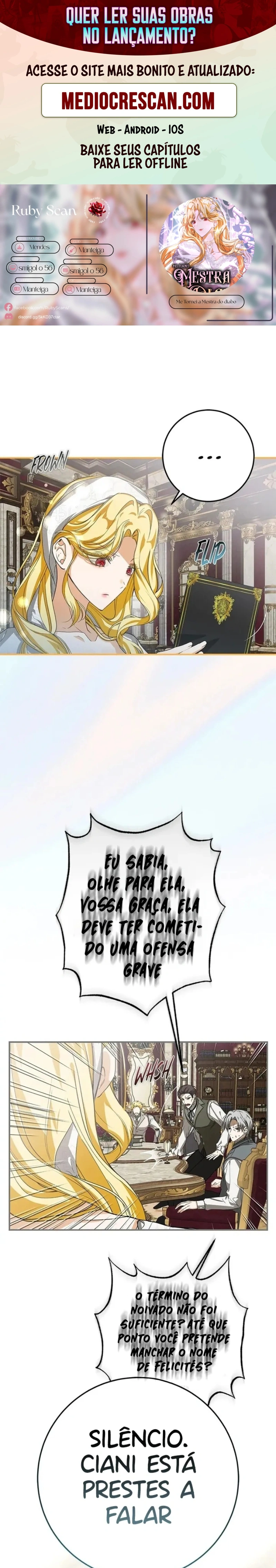 Me tornei a mestra do Diabo Capítulo 14 Página 1