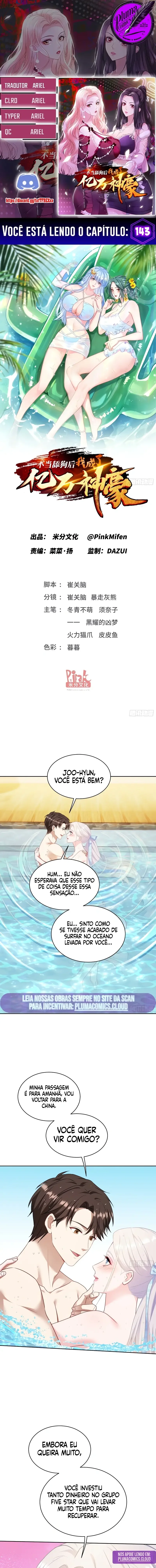 Me tornei bilionário após sofrer uma decepção amorosa Capítulo 143 Página 1