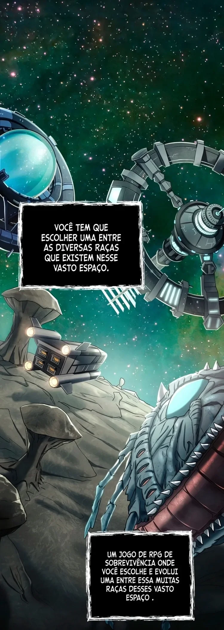 Eu Me Tornei um Monstro Espacial Evolutivo Capítulo 1 Página 8