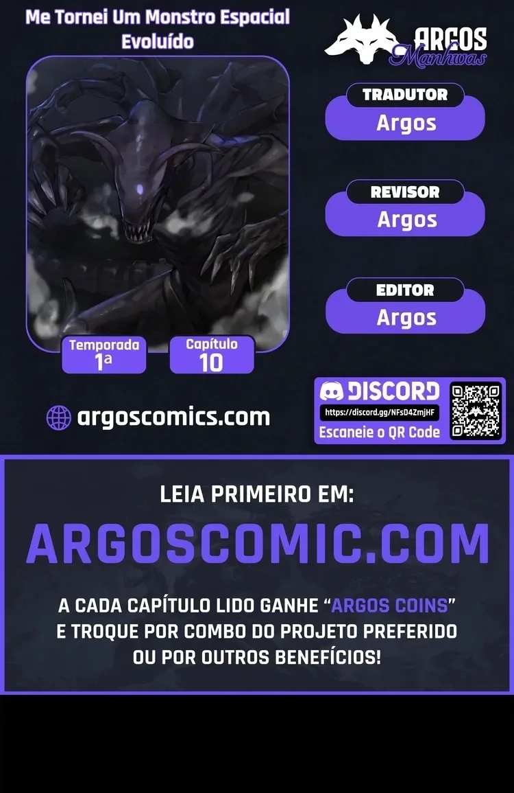Eu Me Tornei um Monstro Espacial Evolutivo Capítulo 10 Página 1