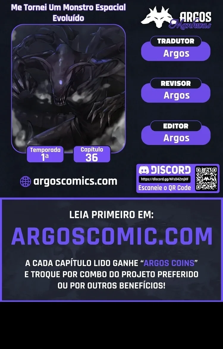 Eu Me Tornei um Monstro Espacial Evolutivo Capítulo 36 Página 1