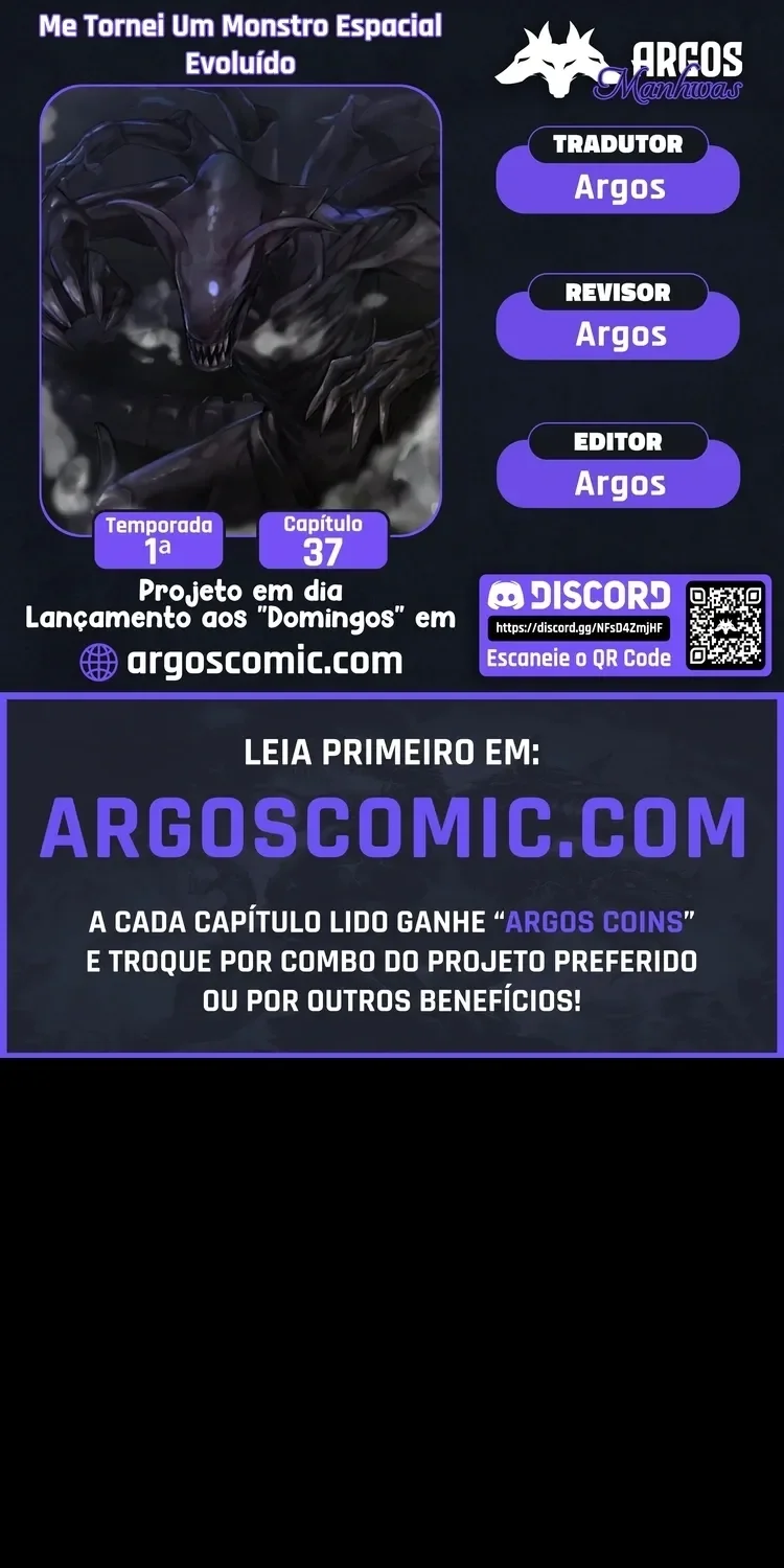 Eu Me Tornei um Monstro Espacial Evolutivo Capítulo 37 Página 1