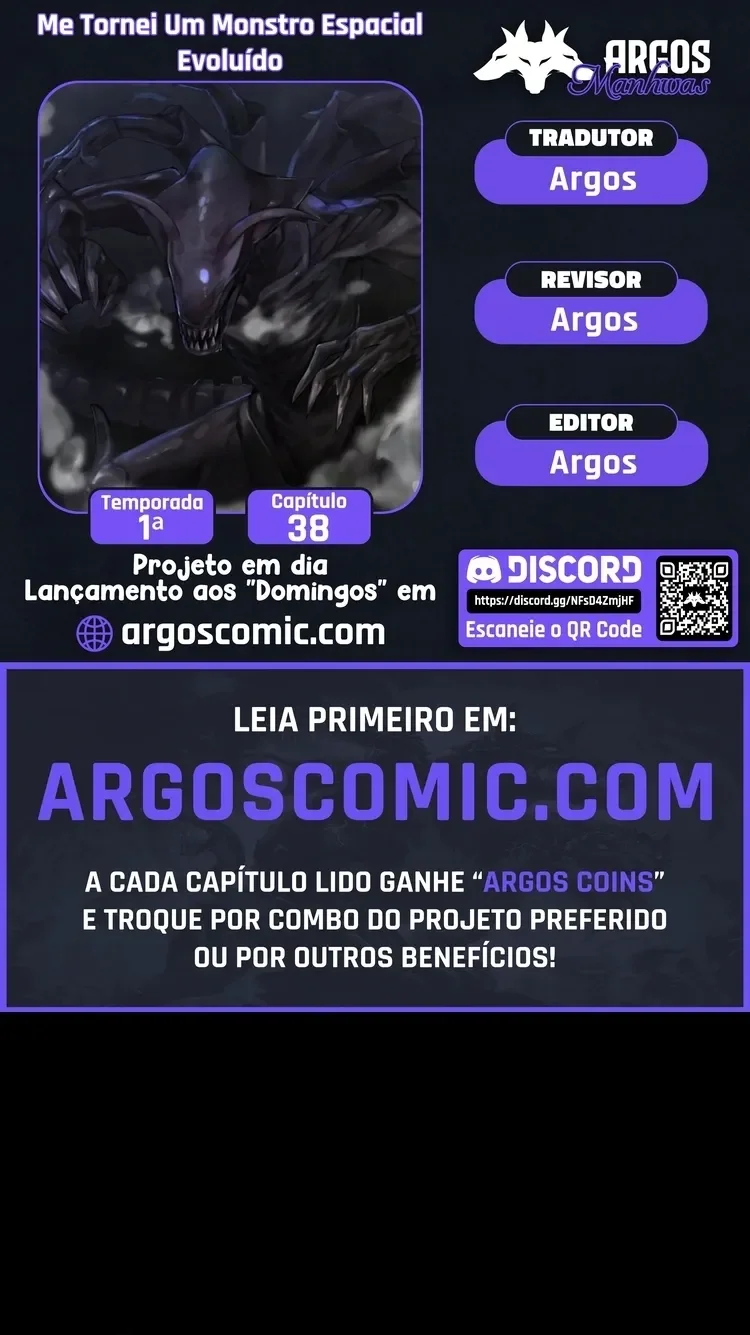 Eu Me Tornei um Monstro Espacial Evolutivo Capítulo 38 Página 1