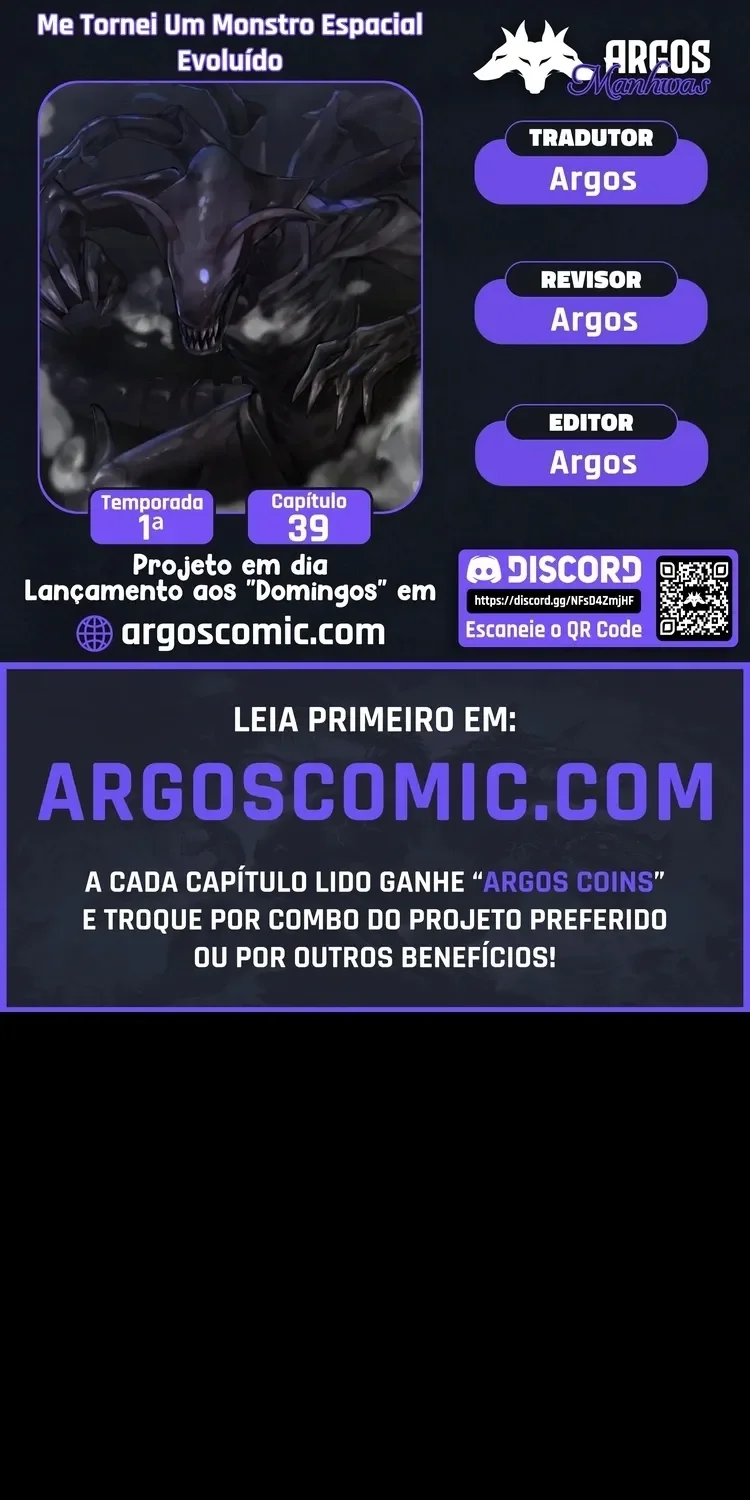 Eu Me Tornei um Monstro Espacial Evolutivo Capítulo 39 Página 1