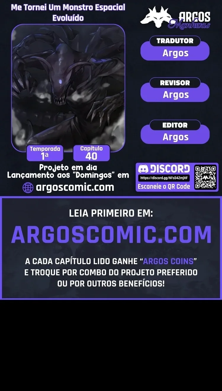 Eu Me Tornei um Monstro Espacial Evolutivo Capítulo 40 Página 1