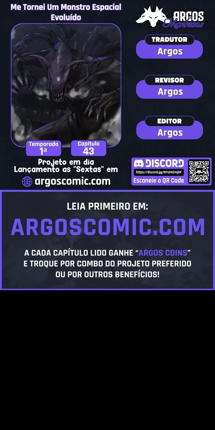 Eu Me Tornei um Monstro Espacial Evolutivo Capítulo 43 Página 1