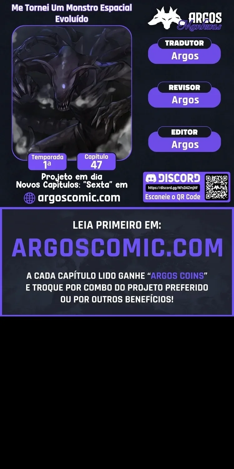 Eu Me Tornei um Monstro Espacial Evolutivo Capítulo 47 Página 1
