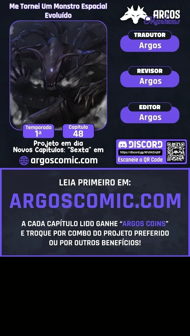 Eu Me Tornei um Monstro Espacial Evolutivo Capítulo 48 Página 1