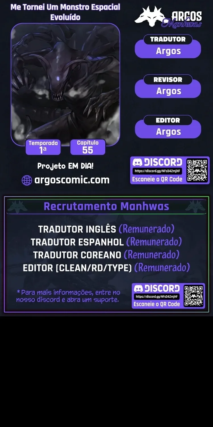 Eu Me Tornei um Monstro Espacial Evolutivo Capítulo 55 Página 1