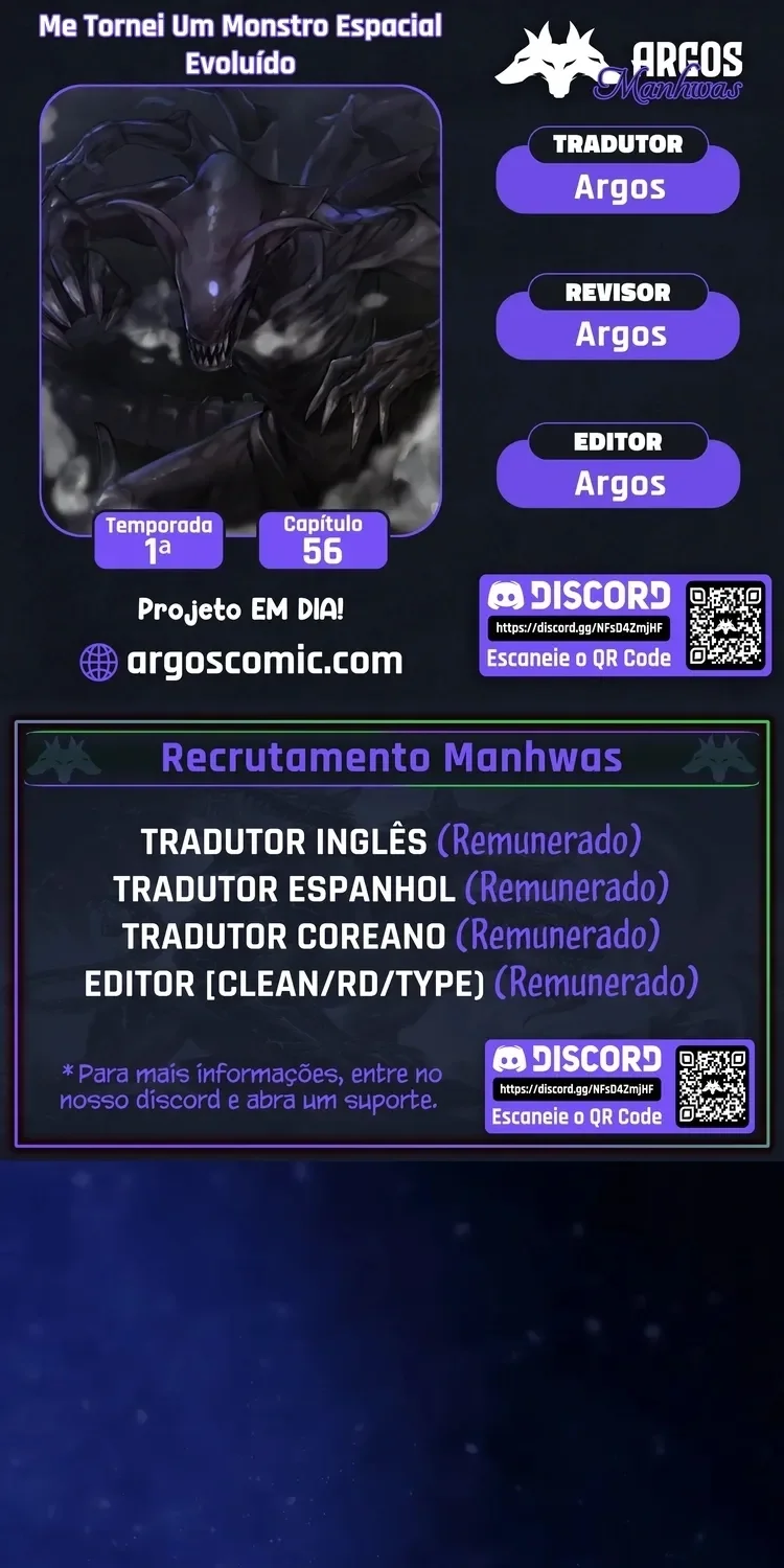 Eu Me Tornei um Monstro Espacial Evolutivo Capítulo 56 Página 1