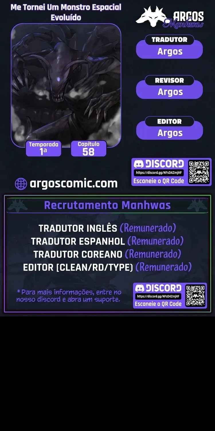 Eu Me Tornei um Monstro Espacial Evolutivo Capítulo 58 Página 1