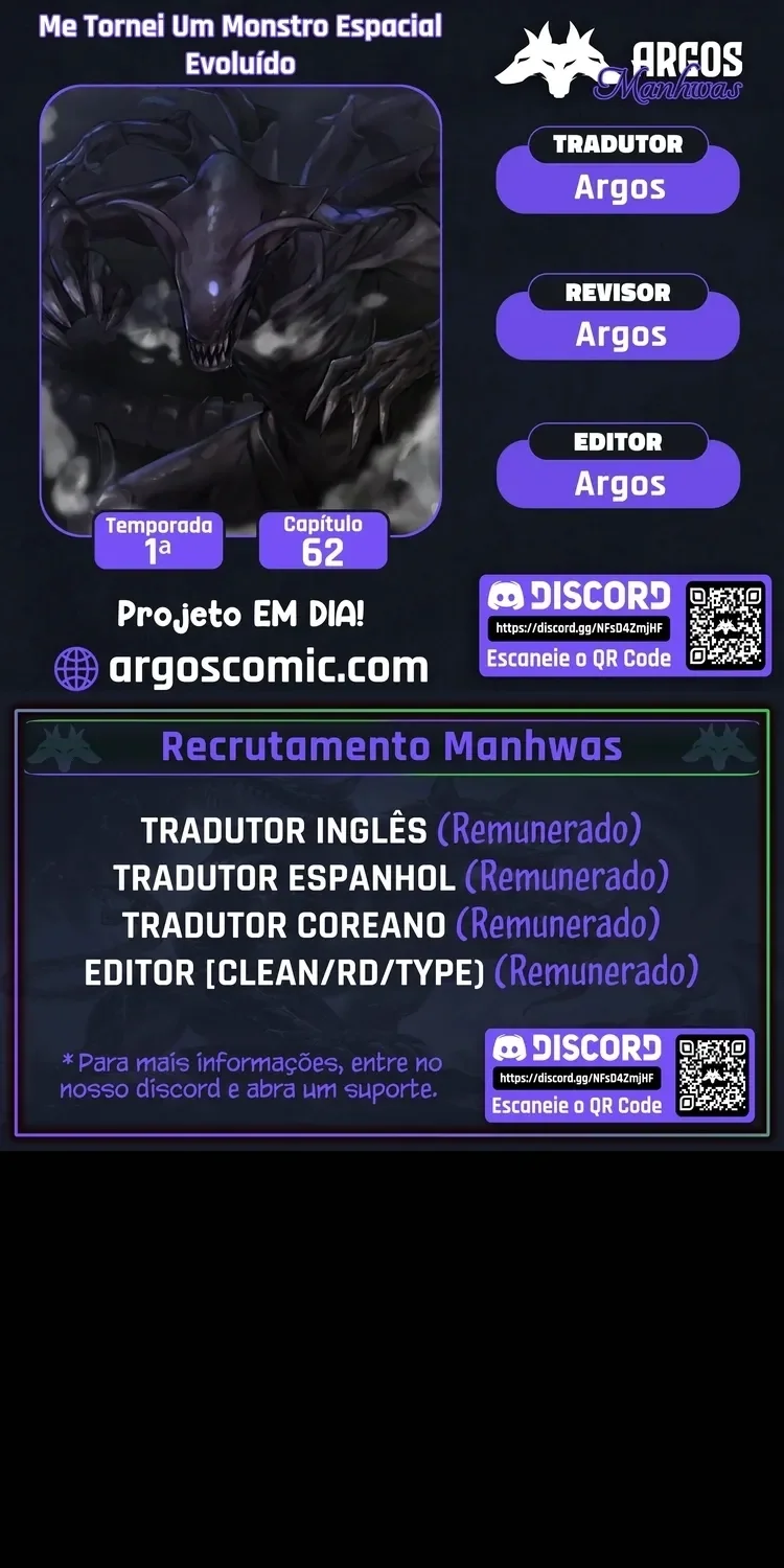 Eu Me Tornei um Monstro Espacial Evolutivo Capítulo 62 Página 1