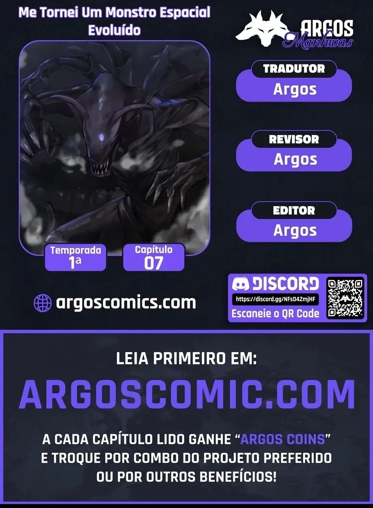 Eu Me Tornei um Monstro Espacial Evolutivo Capítulo 7 Página 1