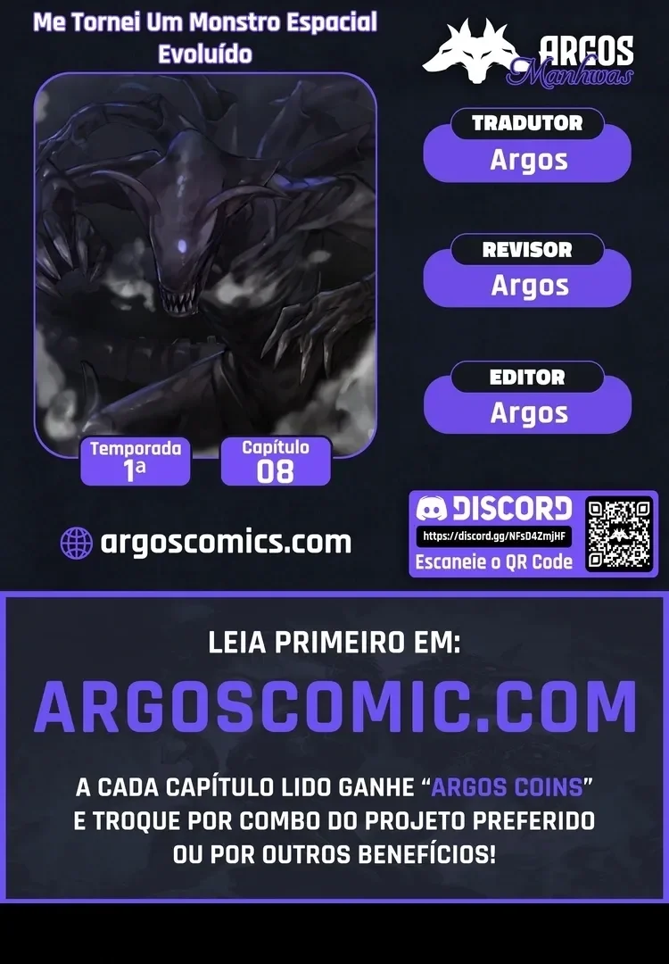 Eu Me Tornei um Monstro Espacial Evolutivo Capítulo 8 Página 1