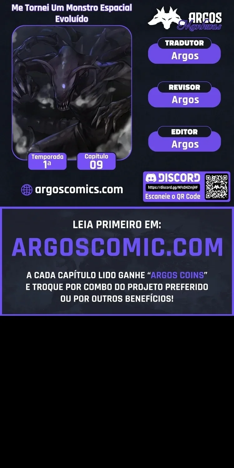 Eu Me Tornei um Monstro Espacial Evolutivo Capítulo 9 Página 1