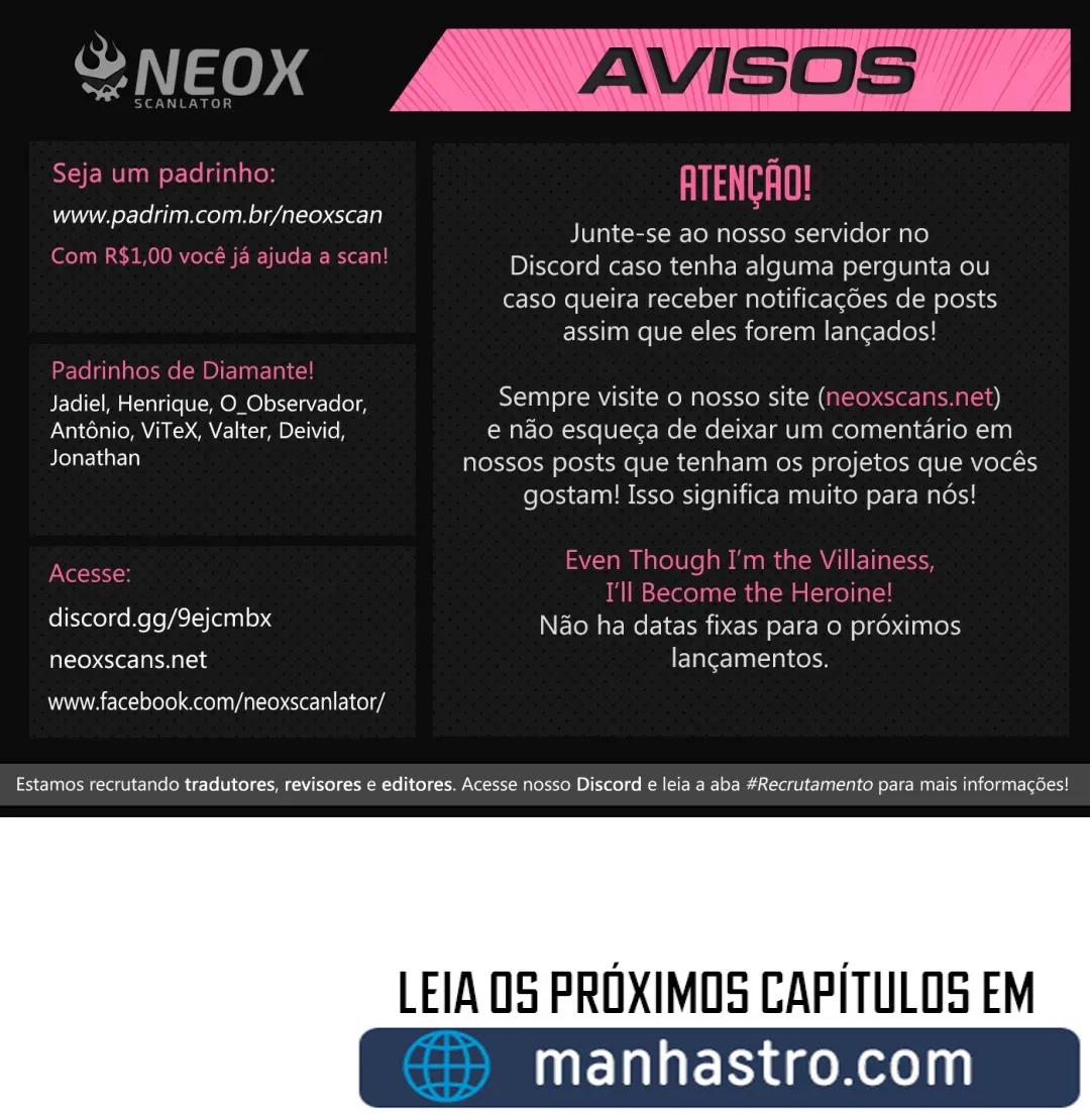 Mesmo Sendo a Vilã, Vou Me Tornar a Heroína! Capítulo 17 Página 14