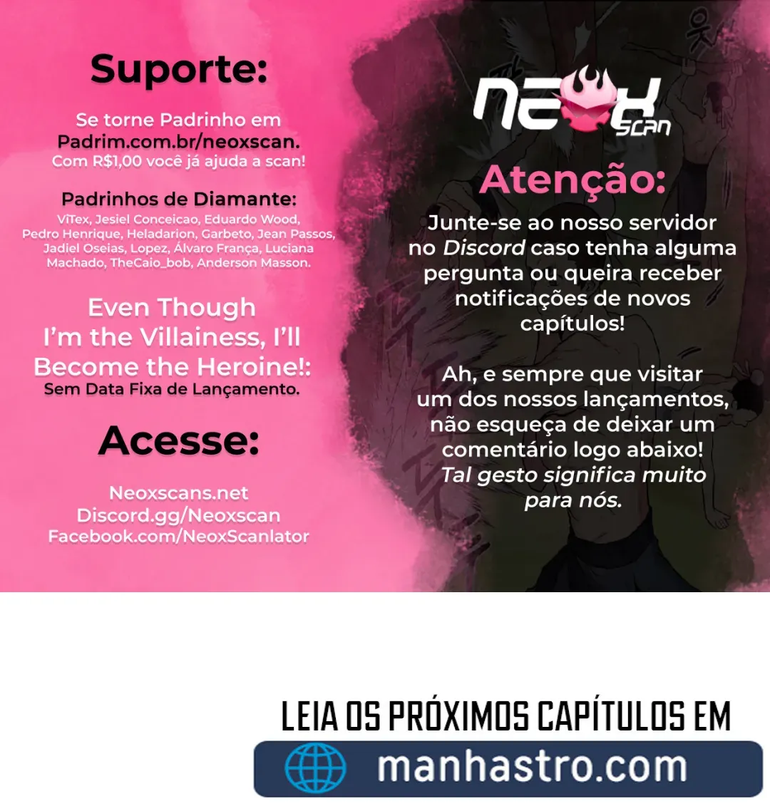 Mesmo Sendo a Vilã, Vou Me Tornar a Heroína! Capítulo 56 Página 16