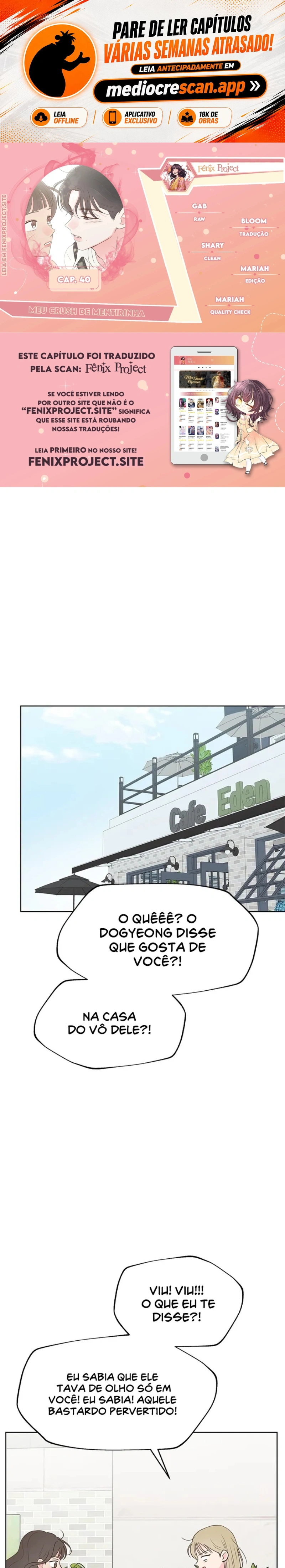 Meu Crush de Mentirinha Capítulo 40 Página 1