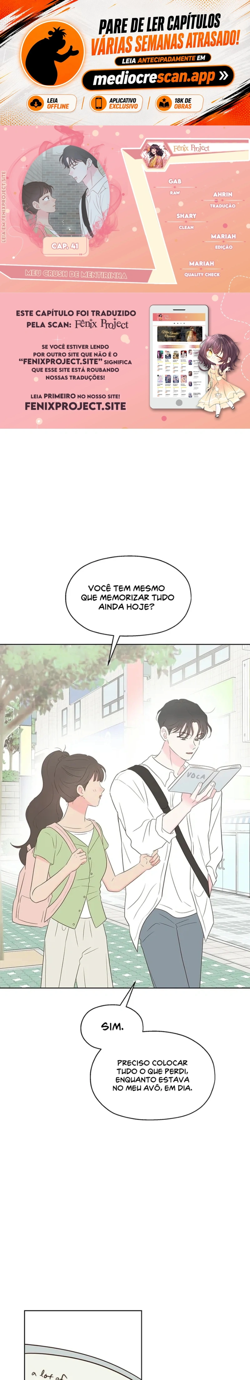 Meu Crush de Mentirinha Capítulo 41 Página 1