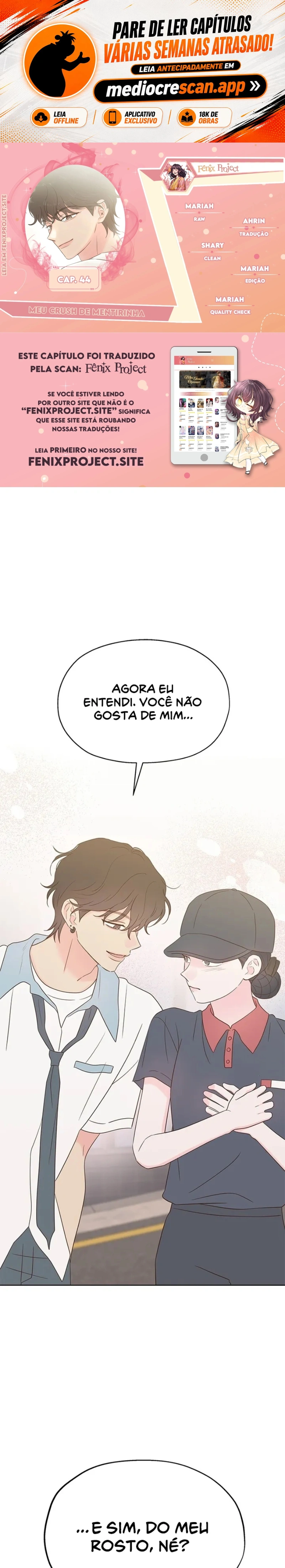 Meu Crush de Mentirinha Capítulo 44 Página 1