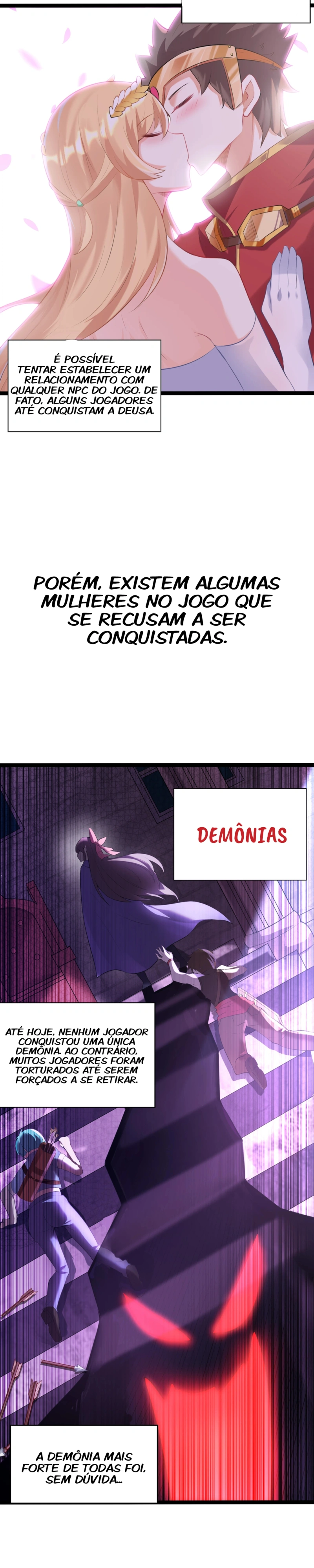 Meu Harem é Composto Inteiramente por Vilãs Demônios Capítulo 1 Página 4