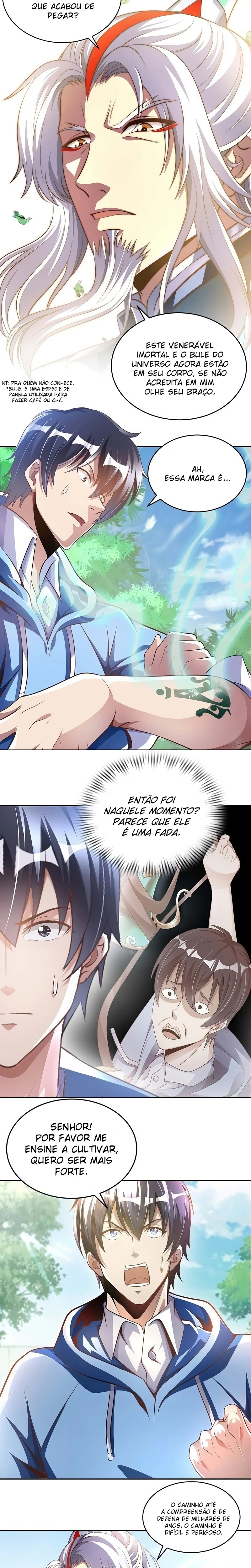 Meu Mestre é uma Divindade Capítulo 1 Página 12