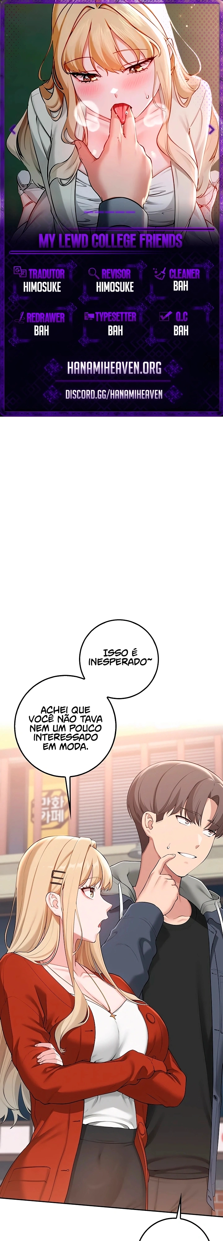 Meus amigos de faculdade obscenos Capítulo 36 Página 1