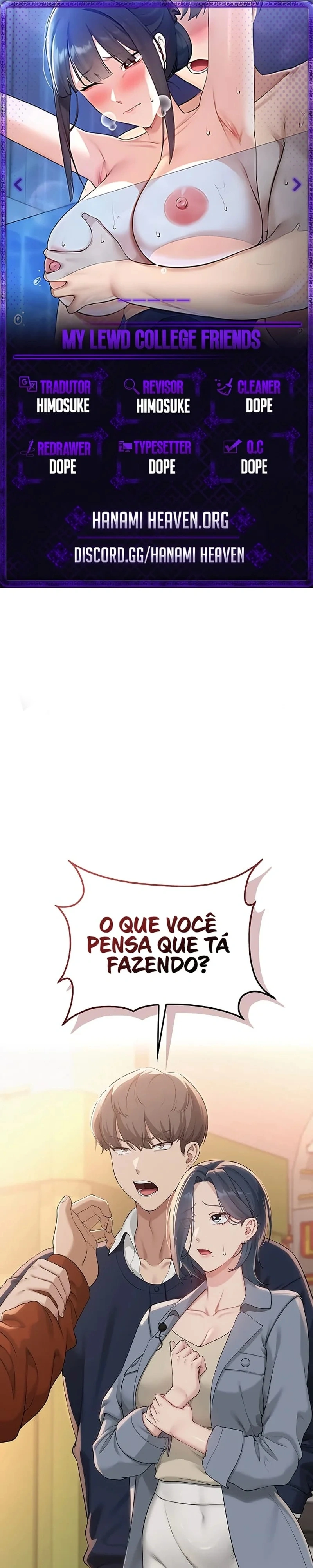Meus amigos de faculdade obscenos Capítulo 41 Página 1