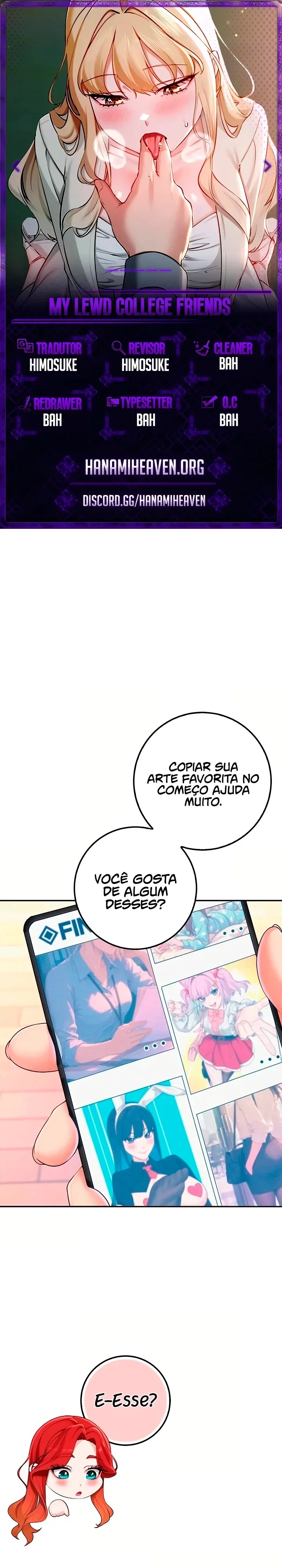 Meus amigos de faculdade obscenos Capítulo 47 Página 1