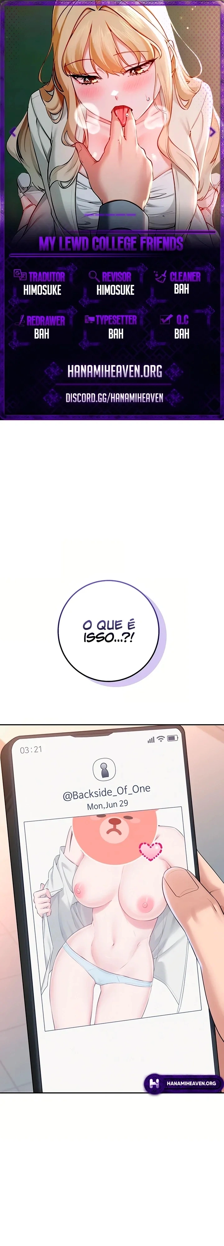 Meus amigos de faculdade obscenos Capítulo 54 Página 1