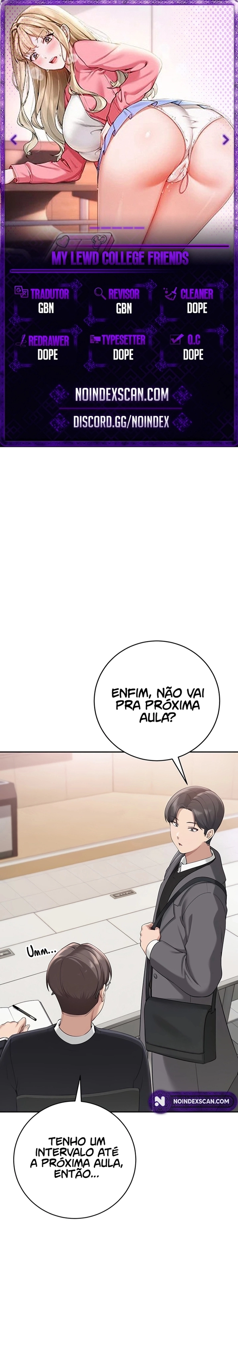 Meus amigos de faculdade obscenos Capítulo 8 Página 1