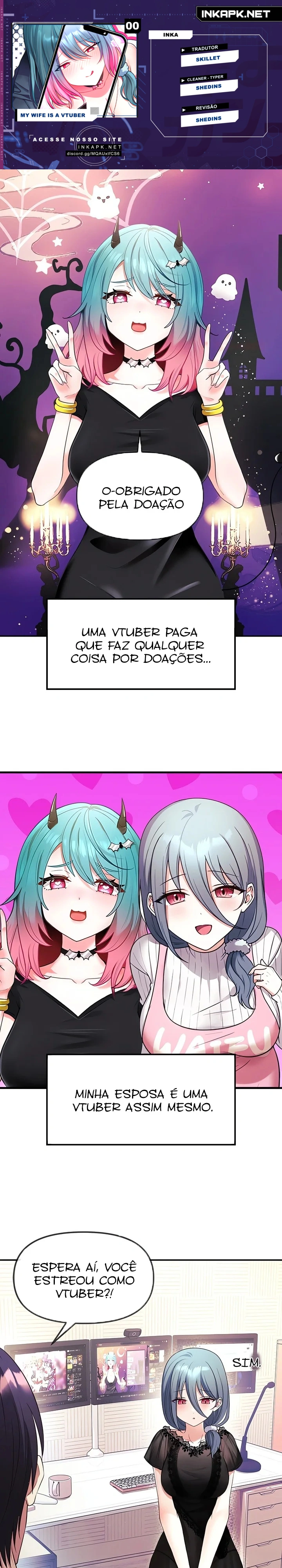 Minha esposa é VTuber Capítulo 0.5 Página 1