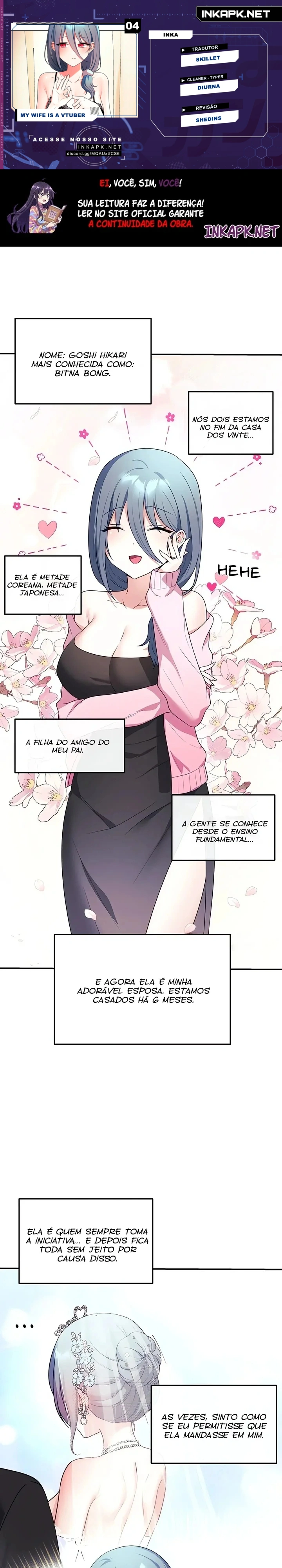 Minha esposa é VTuber Capítulo 4 Página 1