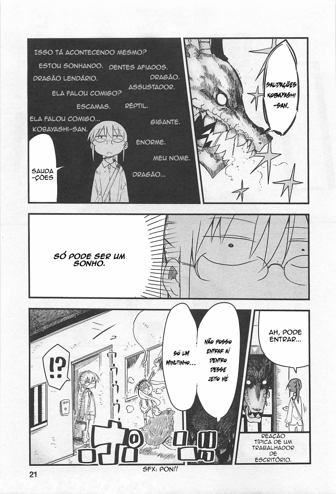 Miss Kobayashi's Dragon Maid Capítulo 2 Página 4