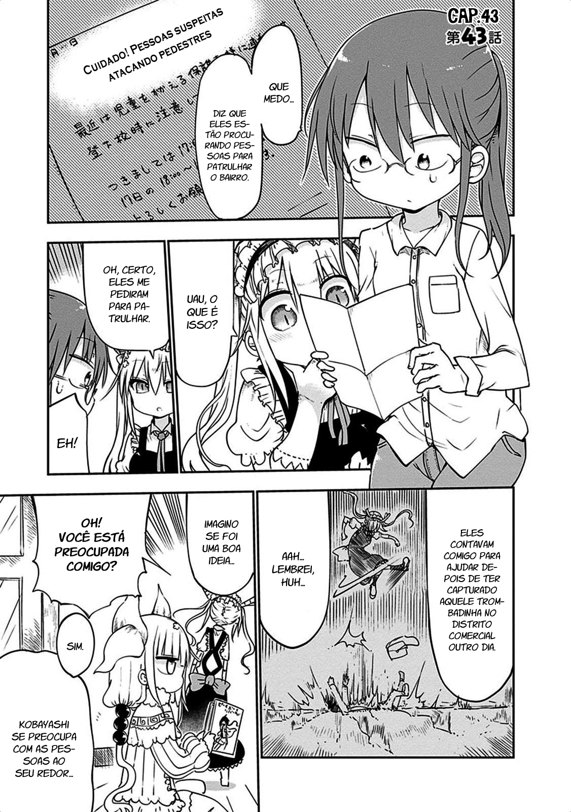 Miss Kobayashi's Dragon Maid Capítulo 43 Página 2