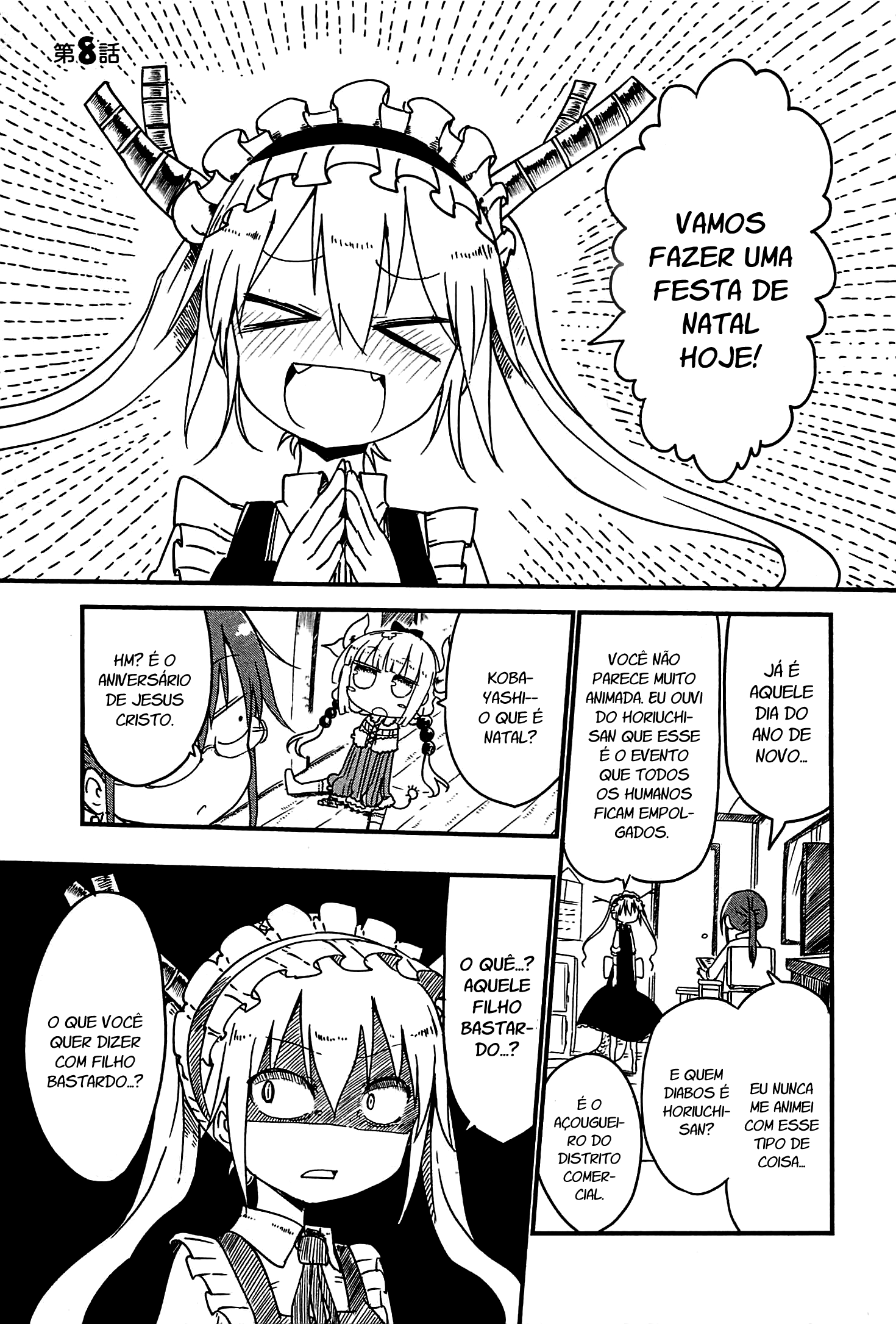 Miss Kobayashi's Dragon Maid Capítulo 8 Página 2