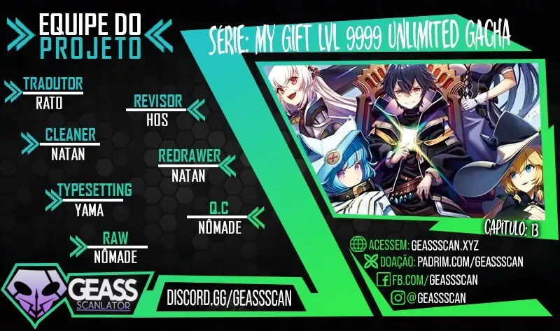 My Gift Lvl 9999 Unlimited Gacha Capítulo 13 Página 1
