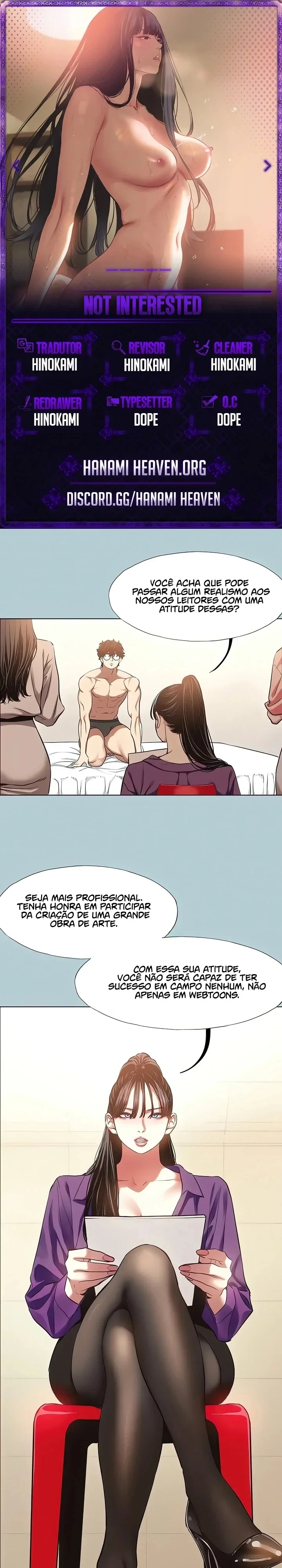 Não estou interessado Capítulo 13 Página 1