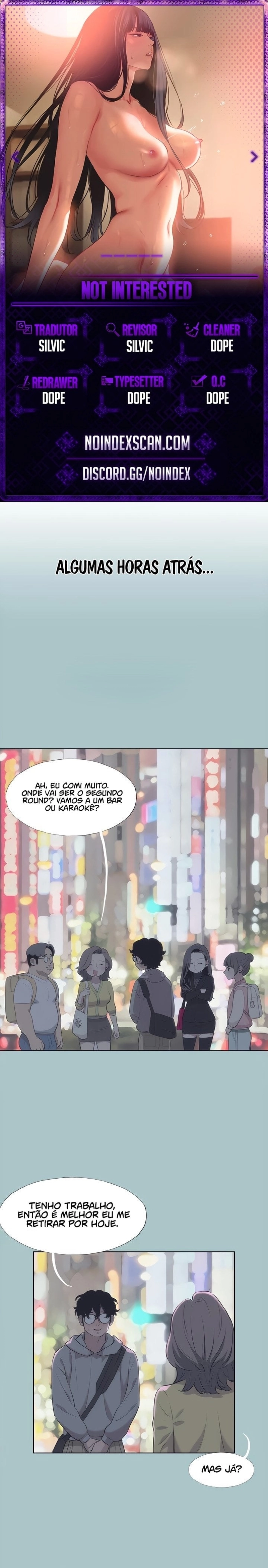 Não estou interessado Capítulo 2 Página 1
