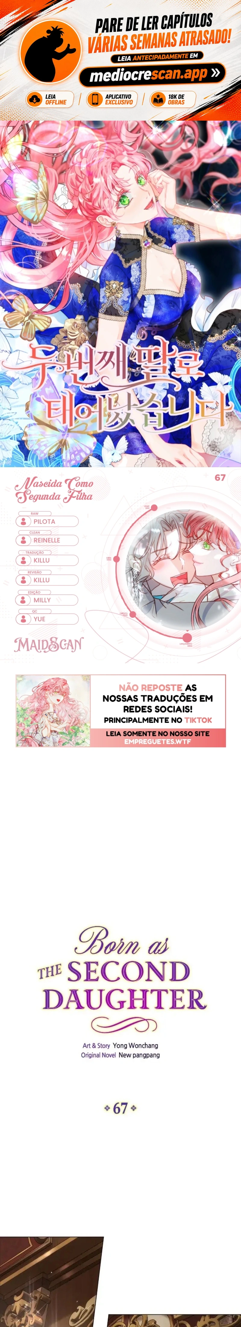 Nascida como a Segunda Filha Capítulo 67 Página 1