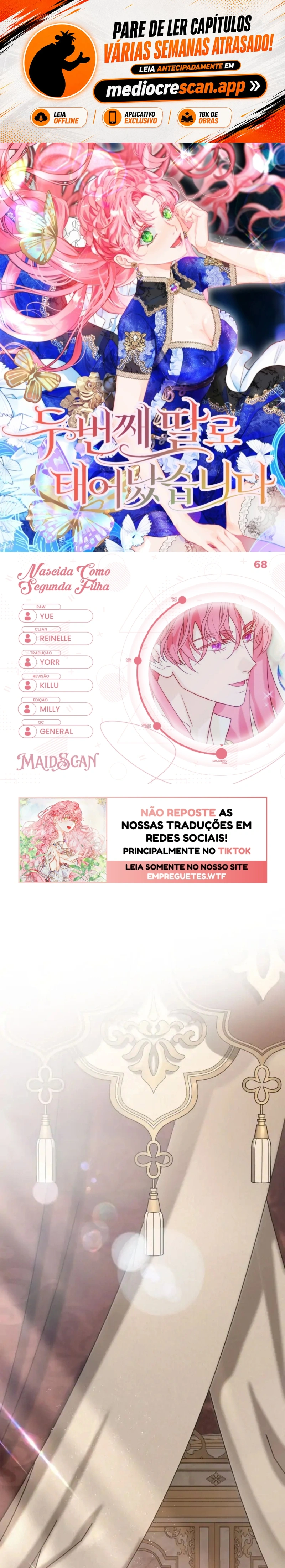 Nascida como a Segunda Filha Capítulo 68 Página 1