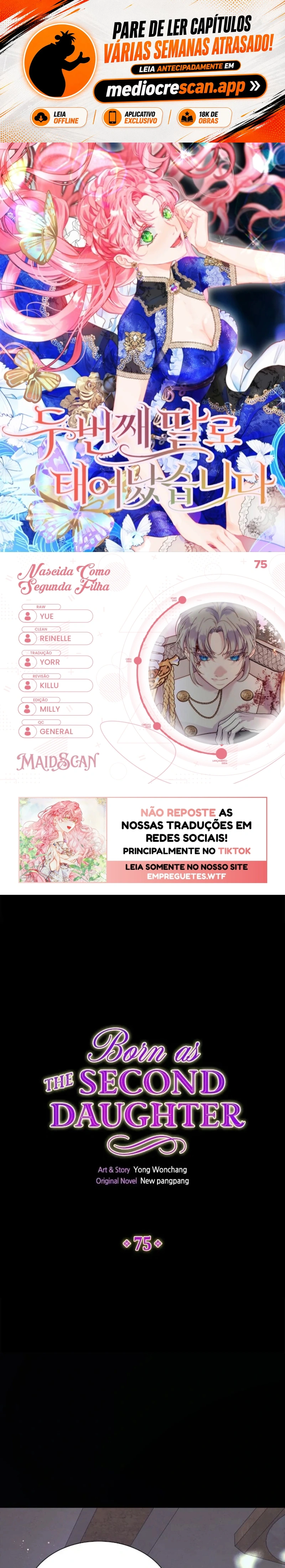 Nascida como a Segunda Filha Capítulo 75 Página 1