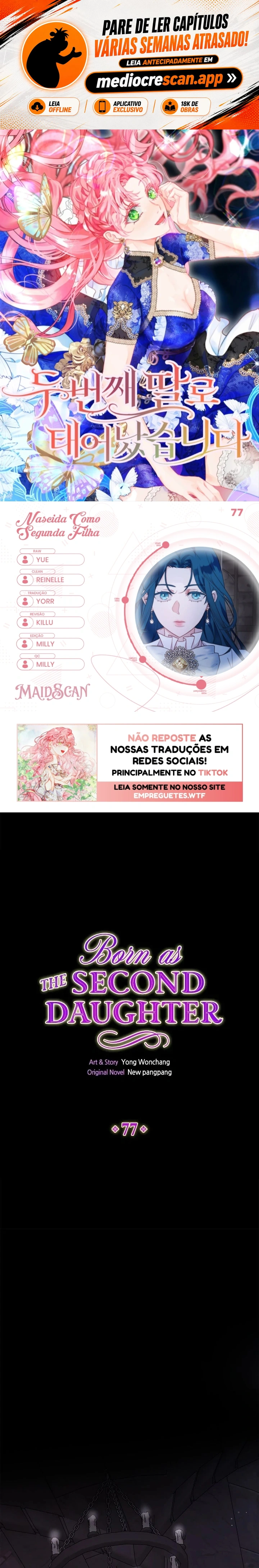 Nascida como a Segunda Filha Capítulo 77 Página 1