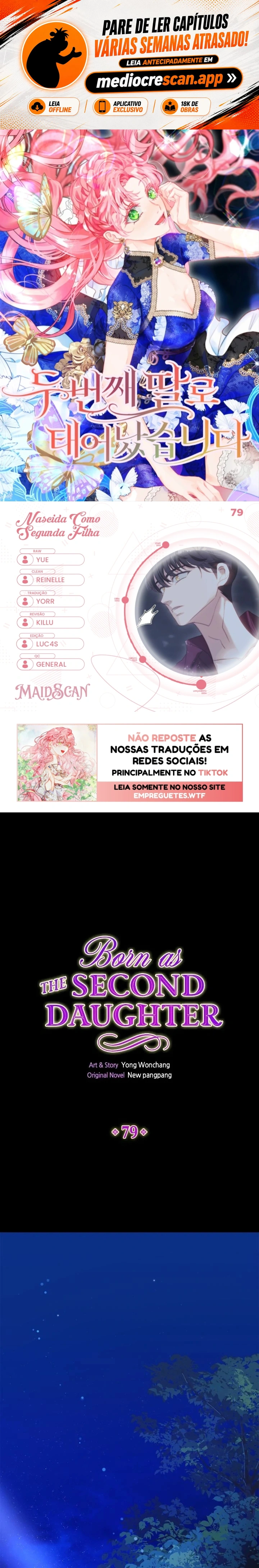 Nascida como a Segunda Filha Capítulo 79 Página 1